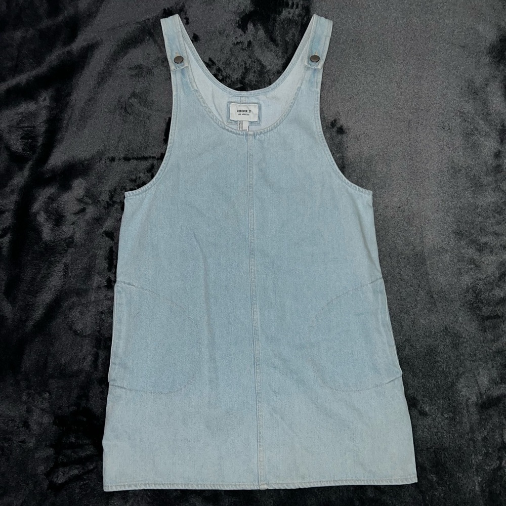Forever 21 Denim Overall Dress